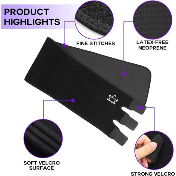 Waist Trimmer Belt Men Sweat Band Stomach Wrap Waist Trainer for Women - Picture 5 of 8